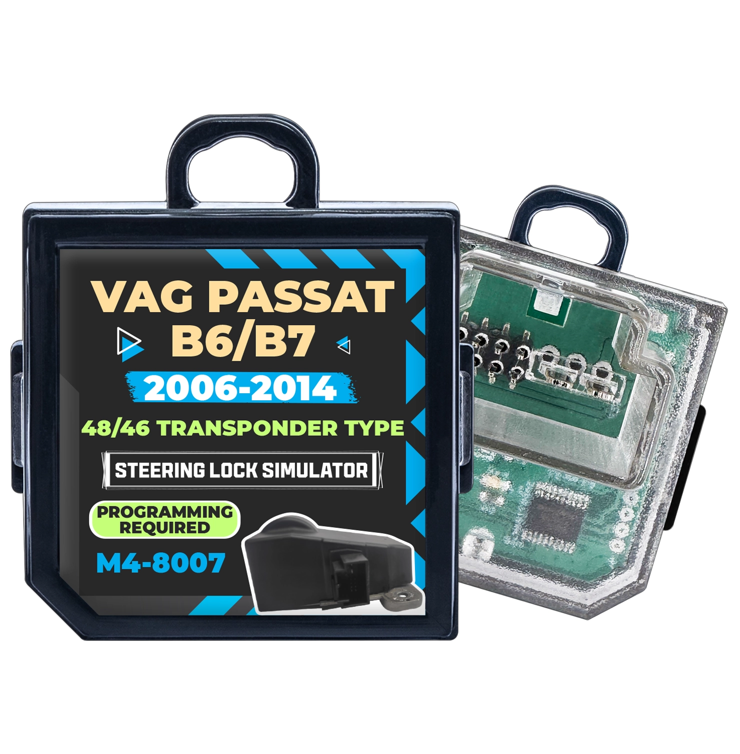 Volkswagen VW B6 / B7 Passat Emulator for 48 / 46 Transponder Type Steering Lock Emulator