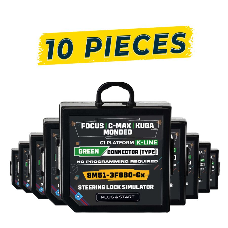 For Ford | Mondeo | Focus | C-Max | Kuga | C1 Platform K-LINE Steering Lock Simulator Emulator 10 Pieces
