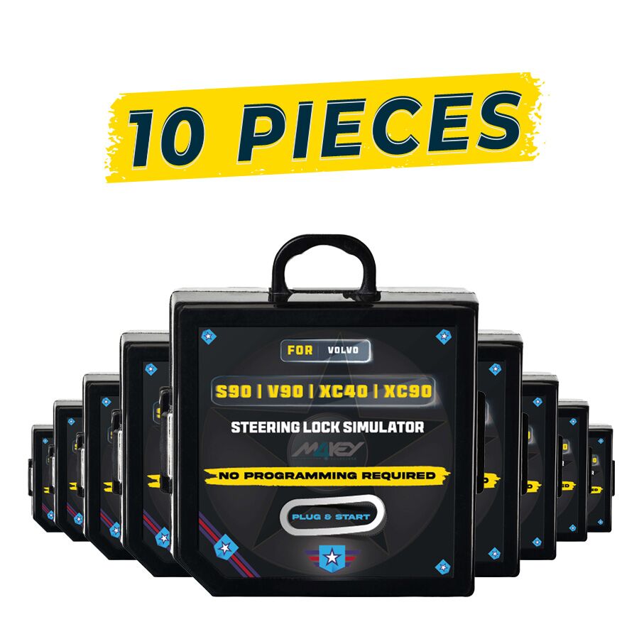 For Volvo | S90 | V90 | XC90 | XC40 | Steering Lock Emulator Simulator 10 Pieces